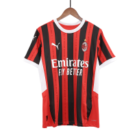 PULISIC #11 AC Milan Home Match Jersey 2024/25 - UCL Font