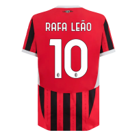 RAFA LEÃO #10 AC Milan Home Jersey Player Version 2024/25