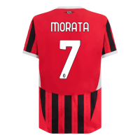 MORATA #7 AC Milan Home Jersey Player Version 2024/25