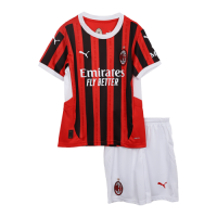 Kids AC Milan Home Jersey Kit 2024/25