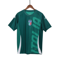 Italy Pre-Match Jersey Green Euro 2024