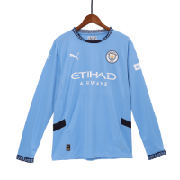 Manchester City Home Long Sleeve Jersey 2024/25