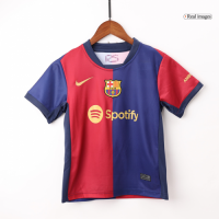 Kids Barcelona Home Kit Jersey+Short 2024/25