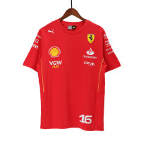 [Super Replica] Scuderia Ferrari F1 Racing Team Charles Leclerc Driver T-Shirt 2024