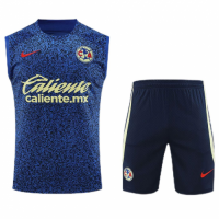 Club America Pre-Match Sleeveless Kit Blue 2024/25