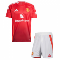 Manchester United Home Kit(Jersey+Shorts) 2024/25