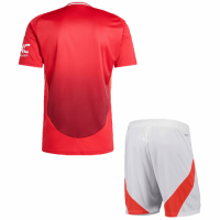 [Super Replica] Manchester United Home Kit(Jersey+Shorts) 2024/25