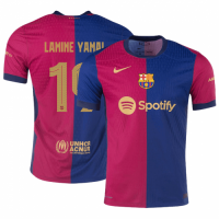 LAMINE YAMAL #19 Barcelona Home Jersey Player Version 2024/25 - UCL Font