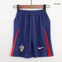 Kids Croatia Away Jersey Kit Euro 2024