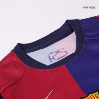 Kids Barcelona Home Spotify Logo Without Text Jersey Kit 2024/25