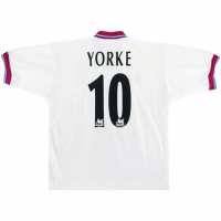 YORKE #10 Aston Villa Retro Away Jersey 1996/98