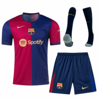 [Super Replica] Barcelona Home Full Kit(Jersey+Shorts+Socks) 2024/25