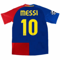 Messi #10 Barcelona UCL Final Retro Home Jersey 2008/09