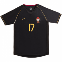 C.RONALDO #17 Retro Portugal Away Jersey World Cup 2006