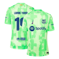 LAMINE YAMAL #19 Barcelona Third Jersey 2024/25 - UCL Font