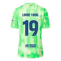 LAMINE YAMAL #19 Barcelona Third Jersey 2024/25 - UCL Font