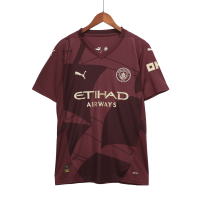 HAALAND #9 Manchester City Third Jersey 2024/25 - UCL Font