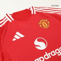 Manchester United Home Match Jersey+Shorts Kit Player Version 2024/25