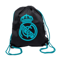 Real Madrid Crest Gymsack - Black