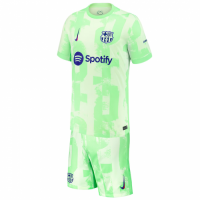 Kids Barcelona Third Kit Jersey+Shorts 2024/25