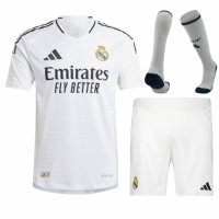 Real Madrid Home Match Jersey+Shorts+Socks Full Kit Player Version 2024/25