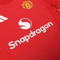 Manchester United Home Match Jersey+Shorts Kit Player Version 2024/25