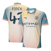 FODEN #47 Manchester City Fourth Jersey 2024/25 - UCL Font