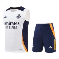 Real Madrid Pre-Match Vest Kit(Jersey+Shorts) 2024/25