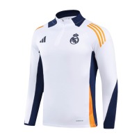 Kids Real Madrid Zipper Sweat Kit(Top+Pants) 2024/25