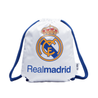 Real Madrid Crest Gymsack -White/Blue