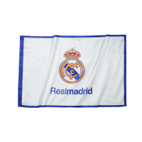 Real Madrid Team Flag - White/Blue