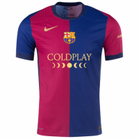 Barcelona X COLDPLAY Home Jersey Player Version 202425