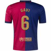 GAVI #6 Barcelona Home Spotify Logo Without Text Jersey 2024/25