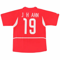 J H AHN #19 Retro South Korea Home Jersey 2002