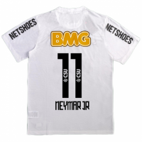 Neymar Jr #11 Retro Santos FC Home Jersey 2012