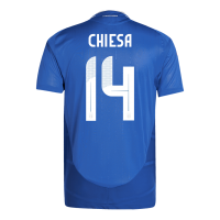 CHIESA #14 Italy Home Jersey Player Version Euro 2024