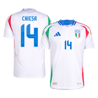 CHIESA #14 Italy Away Jersey Player Version Euro 2024