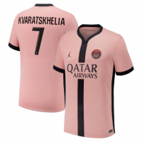 KVARATSKHELIA #7 PSG Third Jersey 2024/25