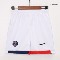 KVARATSKHELIA #7 Kids PSG Away Jersey Kit 2024/25