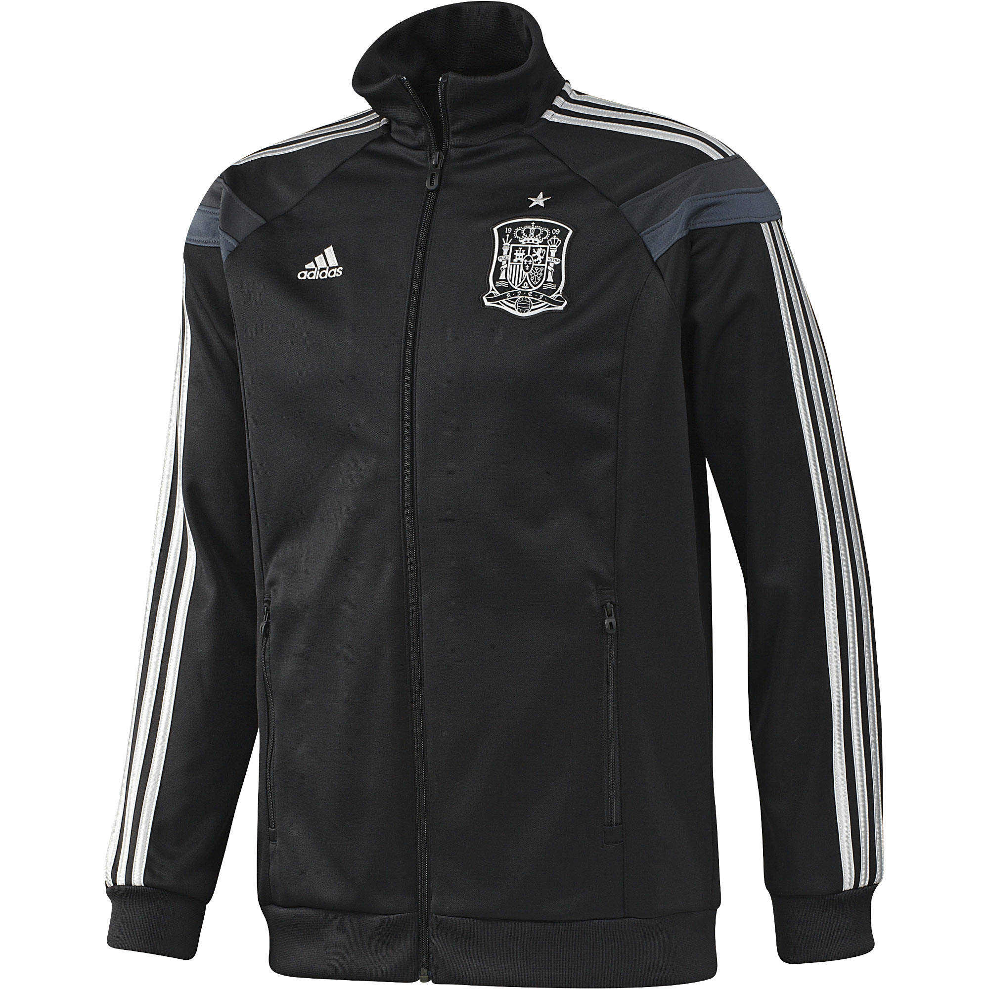 2014 Spain Black Training Jacket - Cheap Soccer Jerseys Shop ...
