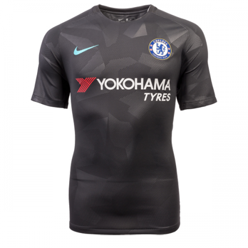 17-18 Chelsea Third Away Black Soccer Jersey Kit(Shirt+Short) - Cheap ...