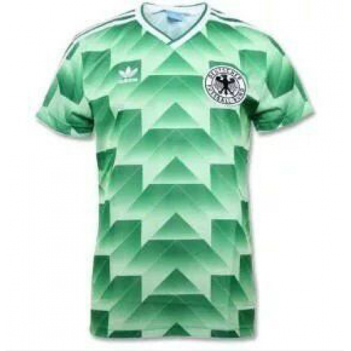 West Germany Retro Soccer Jersey Away Replica World Cup 1990