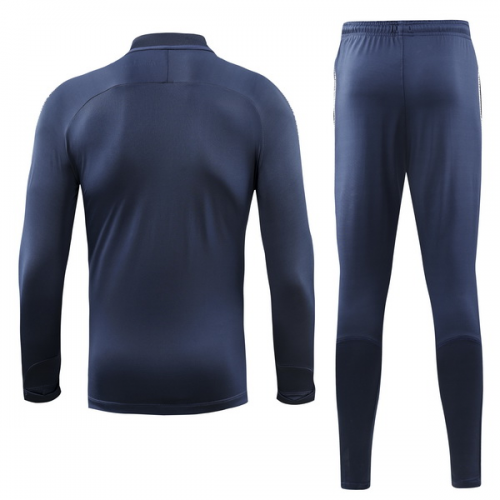 2018 World Cup France Navy Training Kit(Sweat Top Shirt+Trouser ...