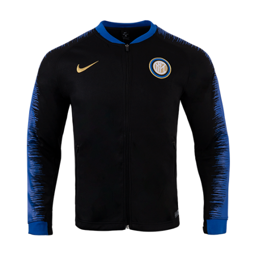 18-19 Inter Milan Black V-Neck Training Jacket - Cheap Soccer Jerseys ...