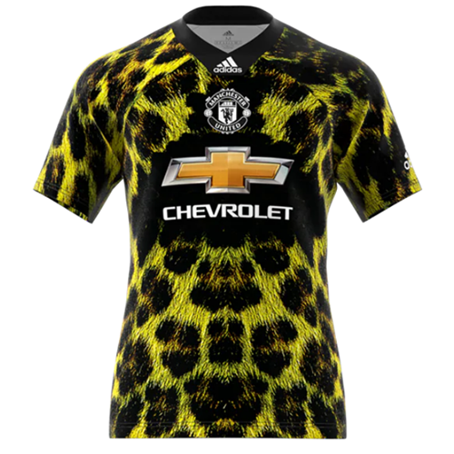 18-19 Manchester United EA Sports Green Jersey Shirt - Cheap Soccer