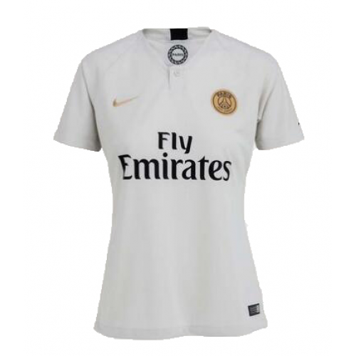 18-19 PSG Away White Women's Soccer Jersey Shirt - Cheap Soccer