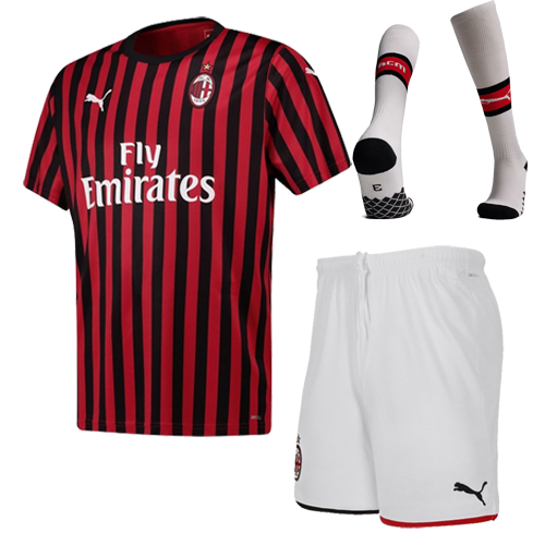 AC Milan Black&Red Soccer Jerseys Kit(Shirt+Short+Sock) - Cheap Soccer Jerseys Shop | MINEJERSEYS.RU