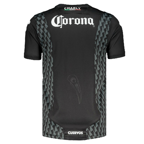 2019 Club De Cuervos Away Black Jerseys Shirt - Cheap Soccer Jerseys ...
