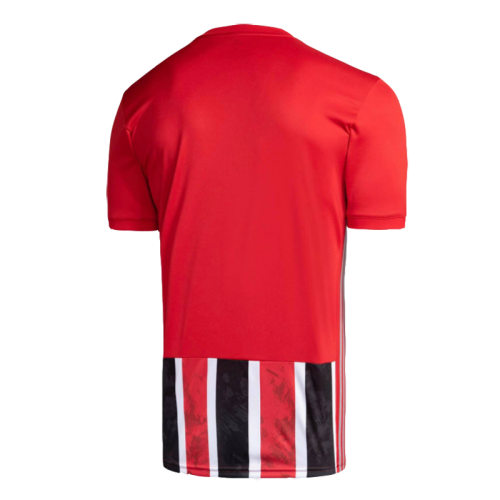 red soccer jersey