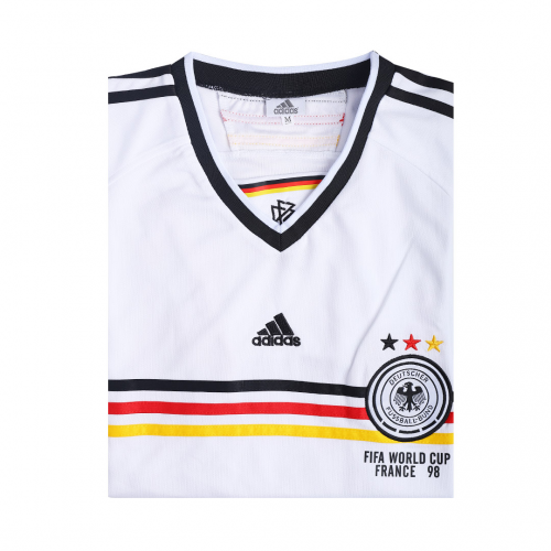 Germany Retro Soccer Jersey Home Replica World Cup 1998